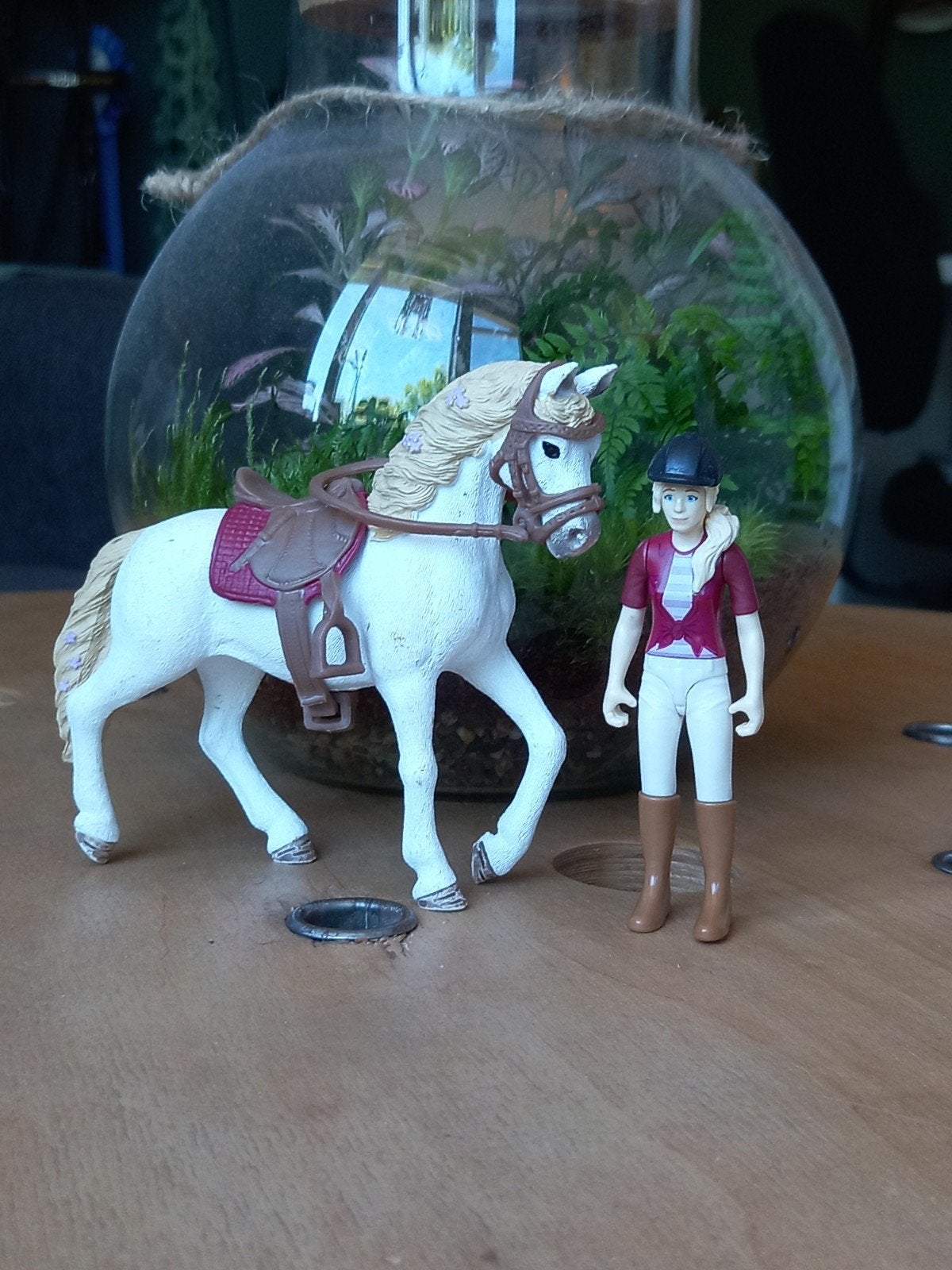 Schleich sofia en blossom, Ophalen of Verzenden, Gebruikt, Paard, Beeldje of Figuurtje
