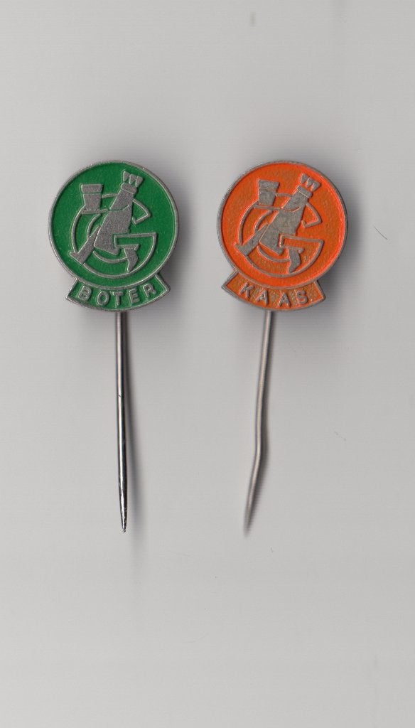 Zuivel Boter Kaas speldjes, Gebruikt, Niet vindbaar, Niet vindbaar, Speldje of Pin