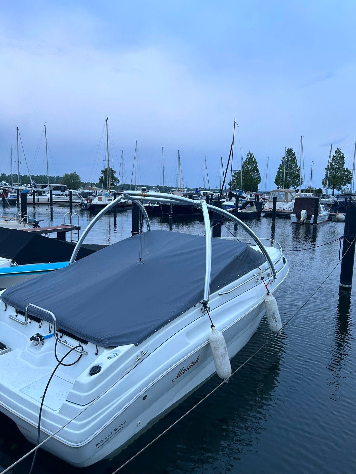 Nette&Snelle Mariah 216 Sport Speedboot inruil auto kan, Watersport en Boten, Ophalen of Verzenden, Polyester, Benzine, Binnenboordmotor