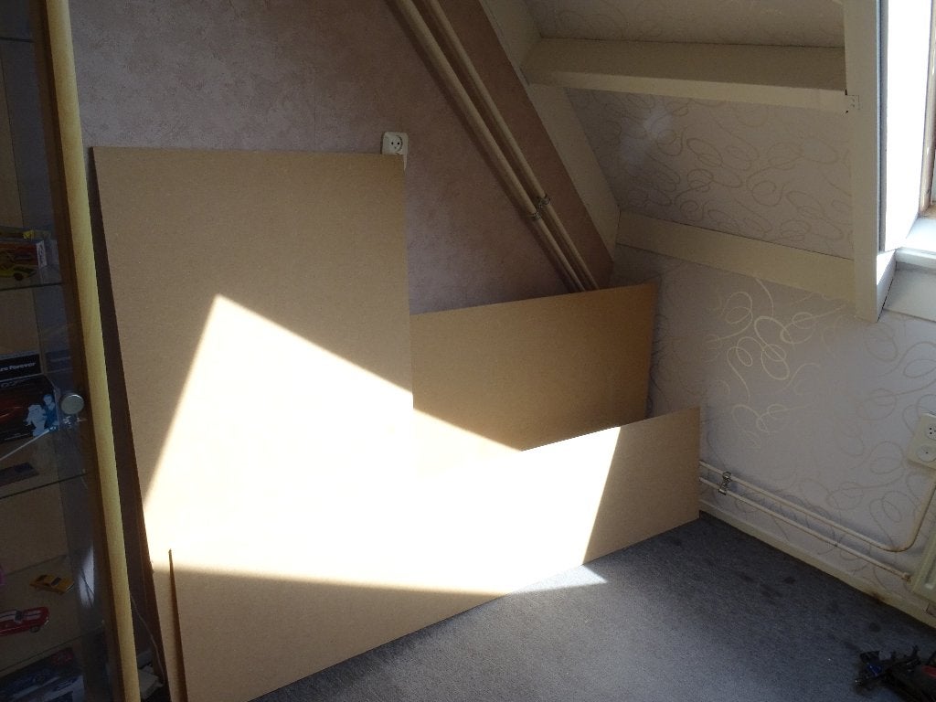 Te koop- 3 mdf platen 8mm, Ophalen, Minder dan 25 mm, Nieuw, Plank