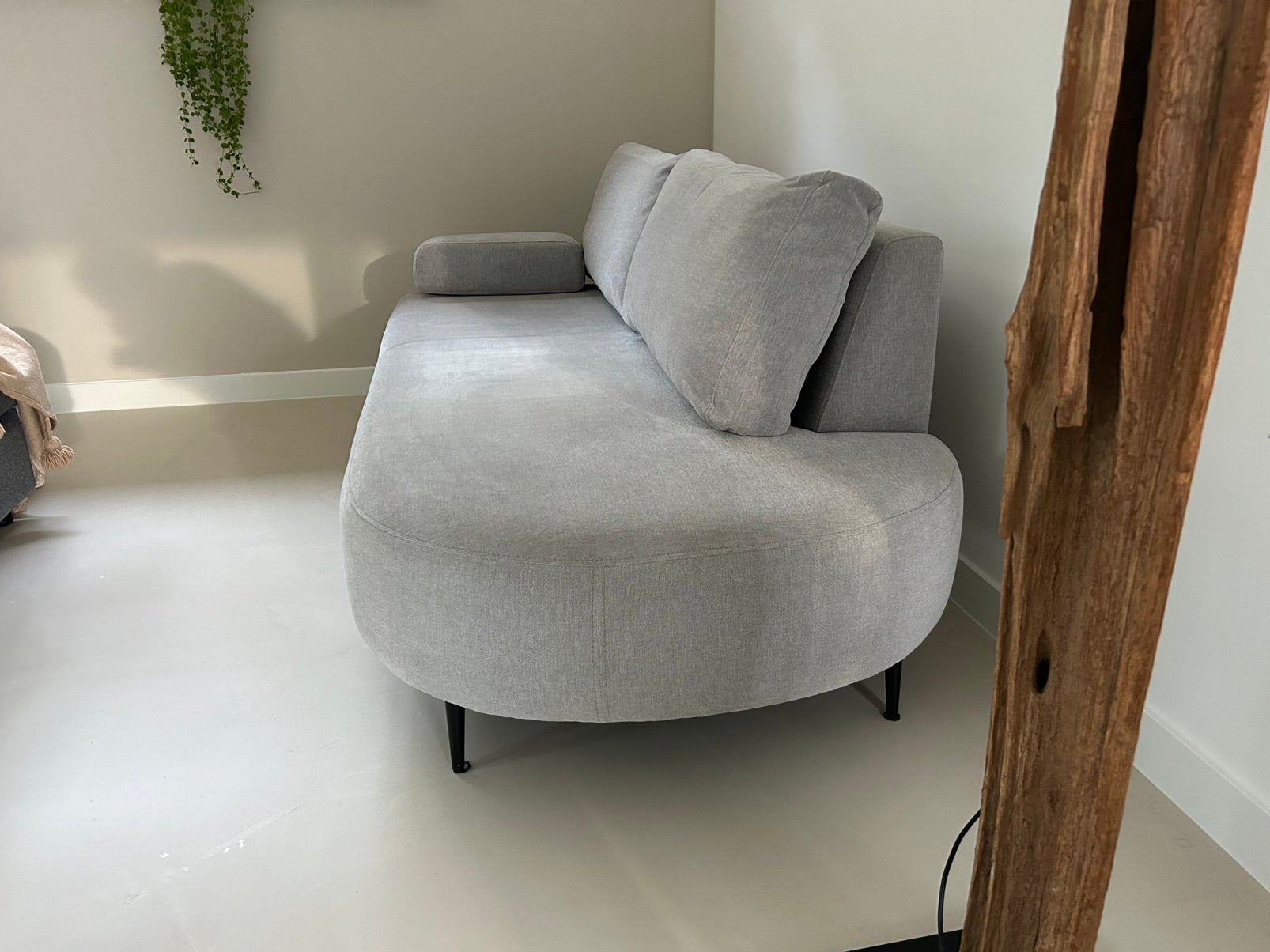 Zitmaxx Caine bank sofa licht grijs zo goed als nieuw, Ophalen, Tweepersoons, 75 tot 100 cm, Zo goed als nieuw