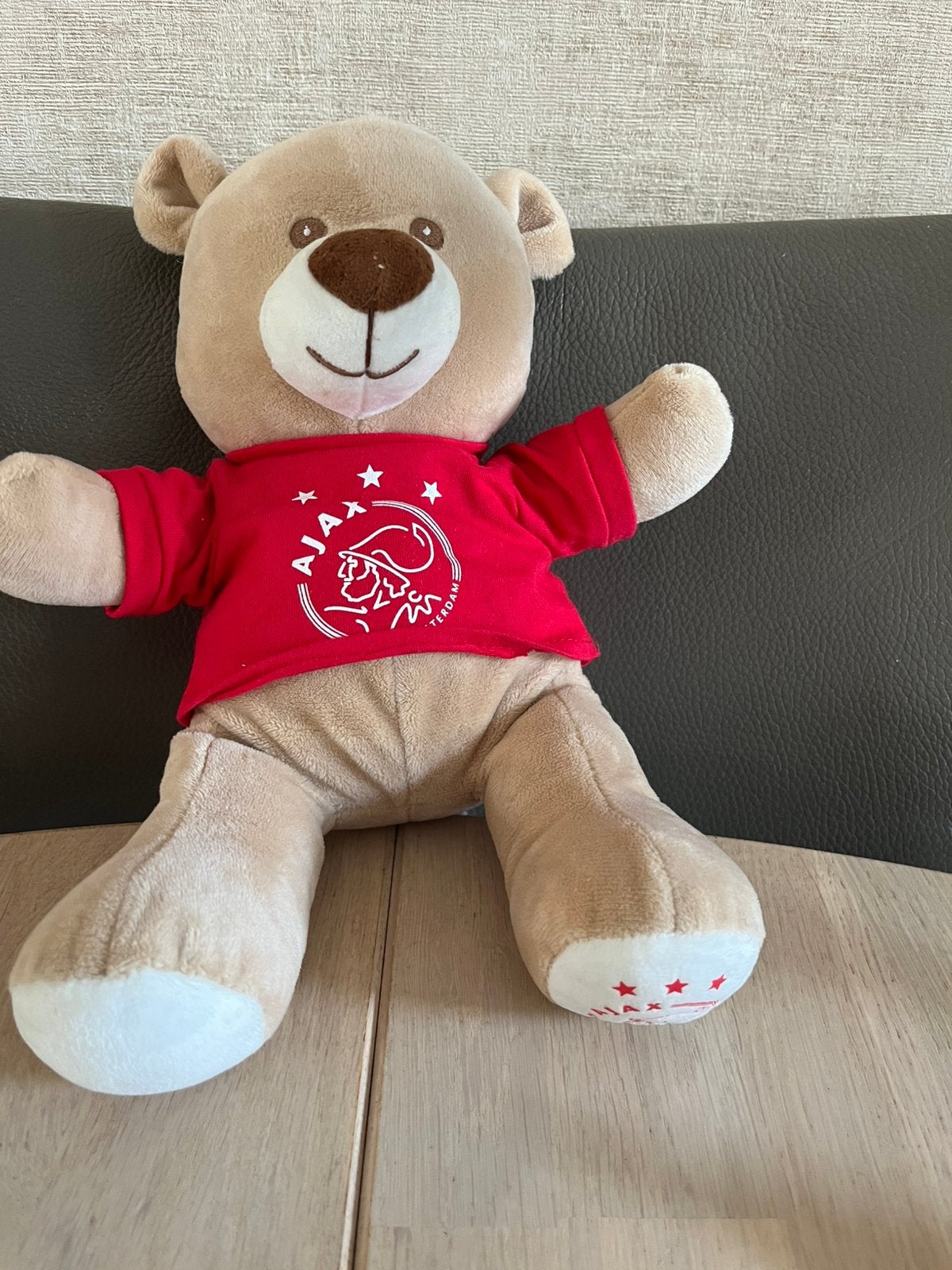 Knuffelbeer Ajax, Kinderen en Baby's, Ophalen of Verzenden, Zo goed als nieuw, Beer