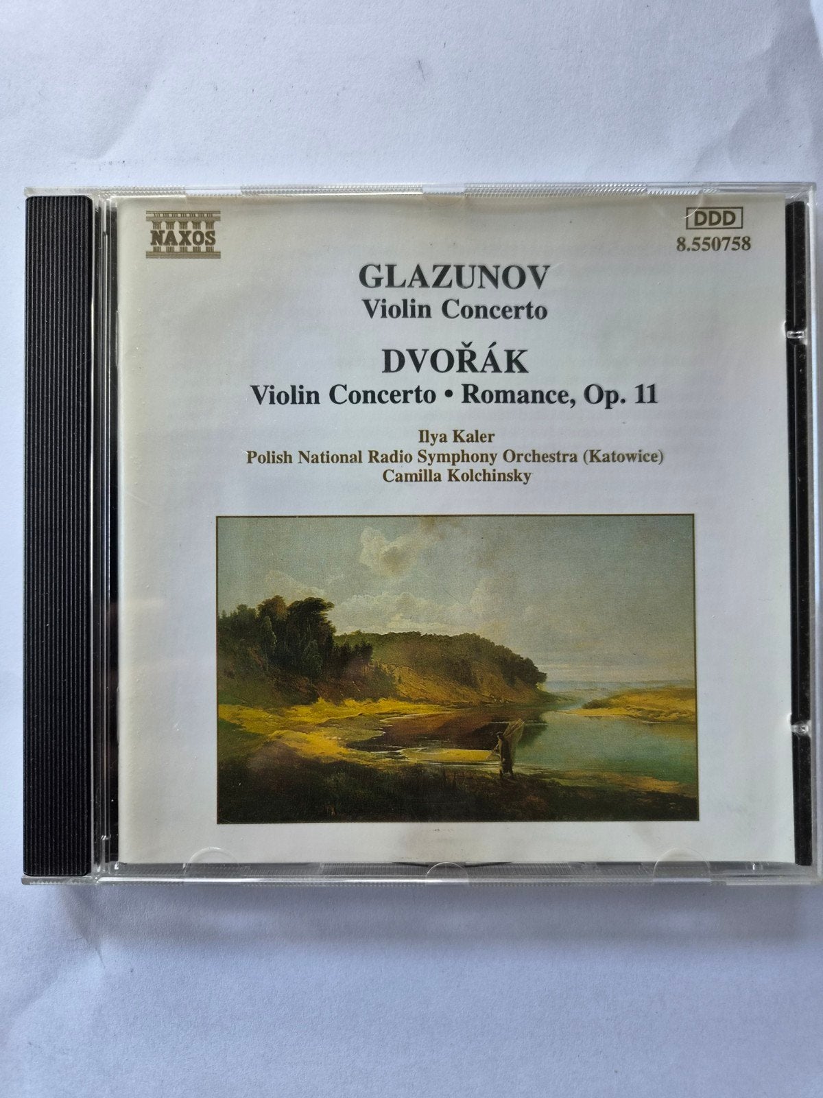 Glazunov & Dvořák Vioolconcerten - Ilya Kaler CD, Gebruikt, Soloconcert, Ophalen of Verzenden, Romantiek