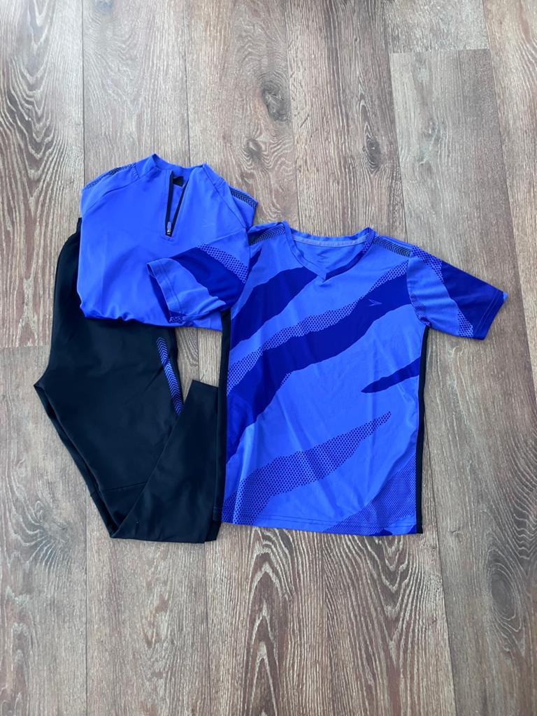 Meisjes sport set maat 152, Zwart, Overige typen, Ophalen of Verzenden, Zo goed als nieuw