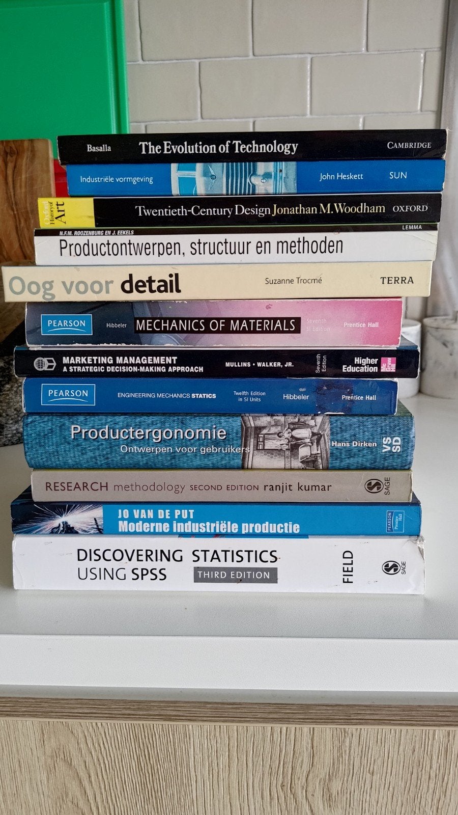 Gebruikte boeken Industrieel Ontwerpen TU Delft & Naslagwerk, Gelezen, Diverse auteurs, Ophalen of Verzenden, WO