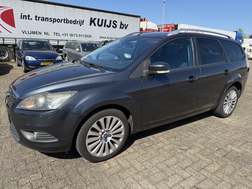 Ford FOCUS Wagon 1.8 Titanium 2008 CLIMA APK 6-25 (bj 2008), Auto's, Focus, 125 pk, Gebruikt, Zwart