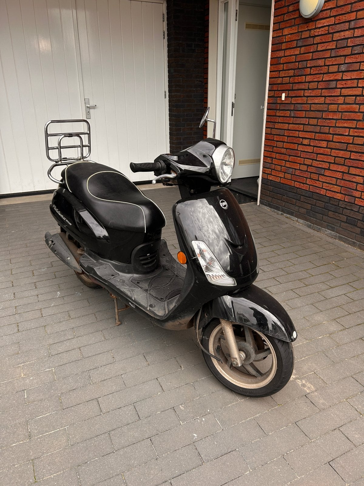 Sym Fiddle 2 Scooter - Opknapper met windscherm, Fietsen en Brommers, Scooters | SYM, Ophalen, Gebruikt, Maximaal 45 km/u, Benzine