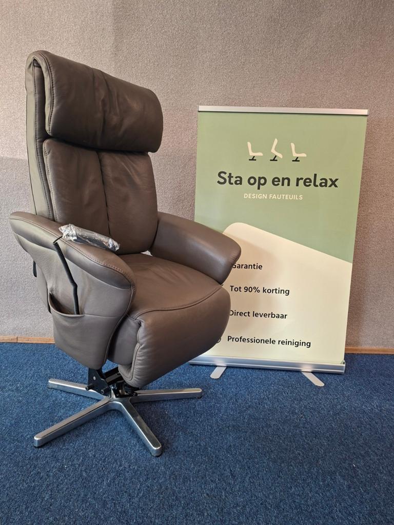 Sta op relax fauteuil Meubelzorg Sublime ZGAN evt op accu 🔋, Minder dan 75 cm, Hoofdstraat 60 Schijndel, Ophalen of Verzenden