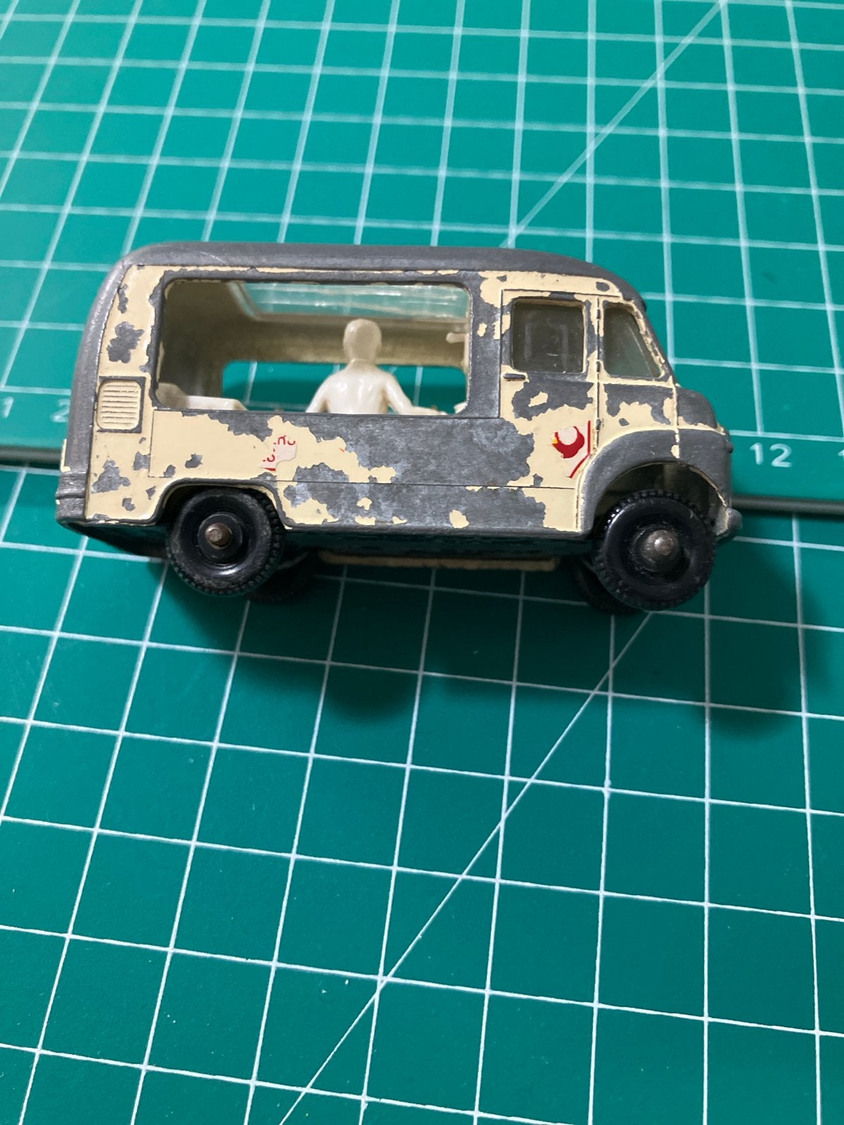 Vintage Matchbox Commer Ice Cream Canteen (Made in England), Ophalen of Verzenden, Gebruikt
