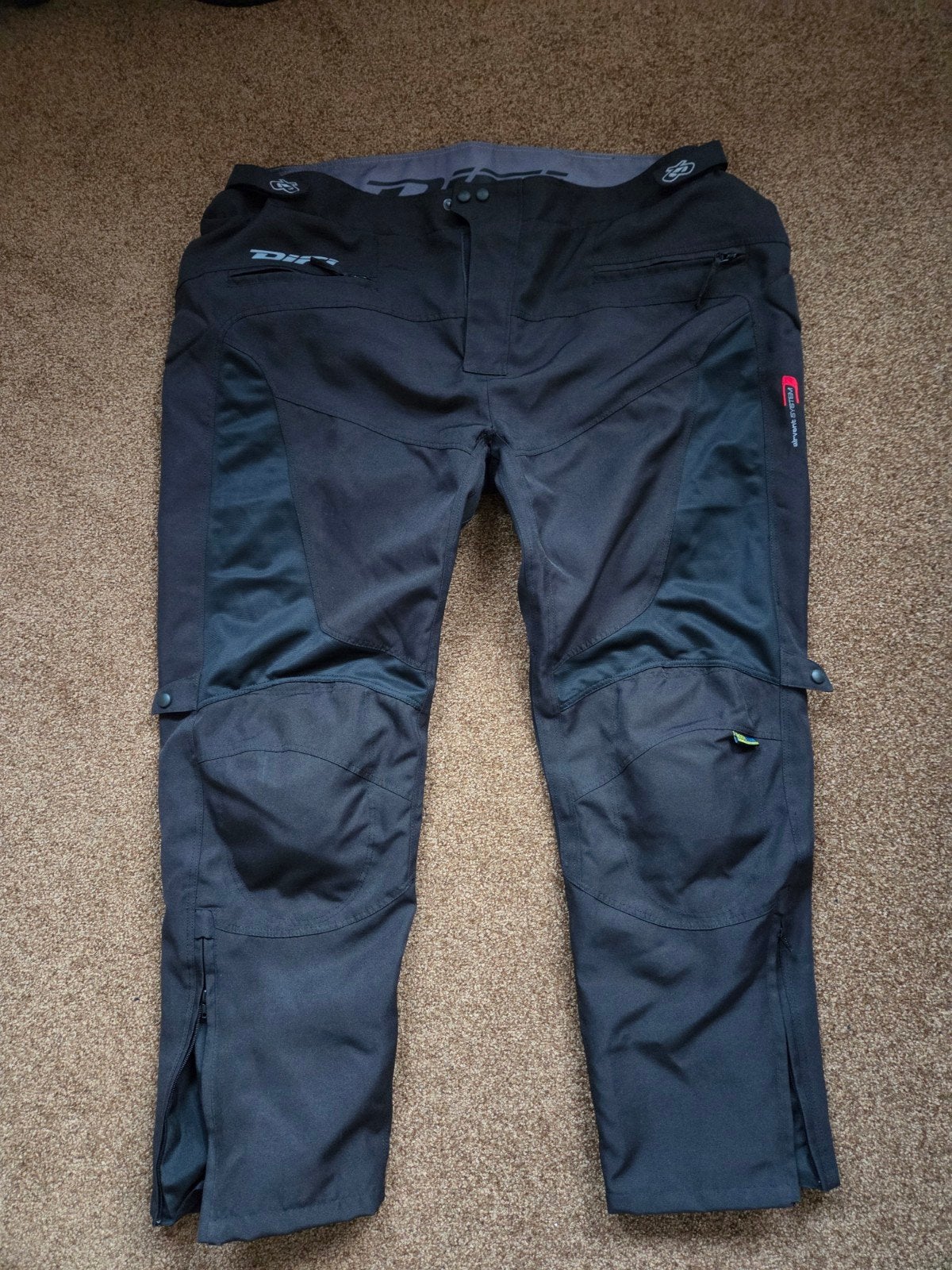 Difi Motorbroek Textiel Zwart Maat 5XL met Airvent Systeem, Motoren, Heren, Difi, Ophalen of Verzenden, Broek | textiel