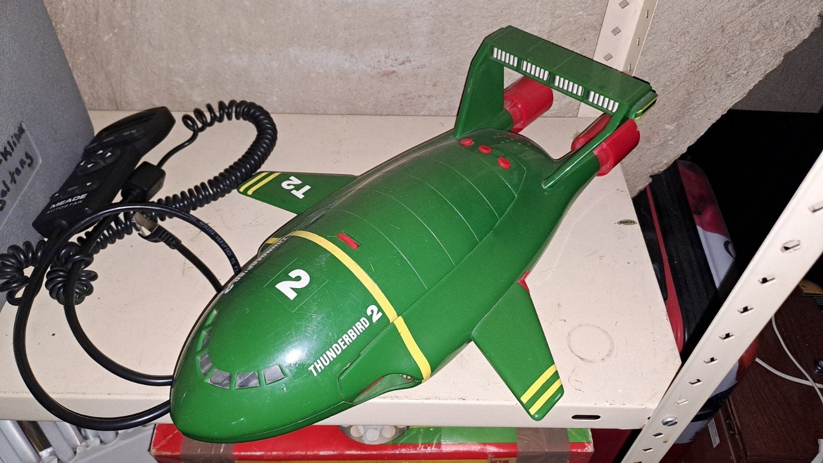 Thunderbird 2 speelgoedvliegtuig met geluid, groot model, Ophalen, Gebruikt