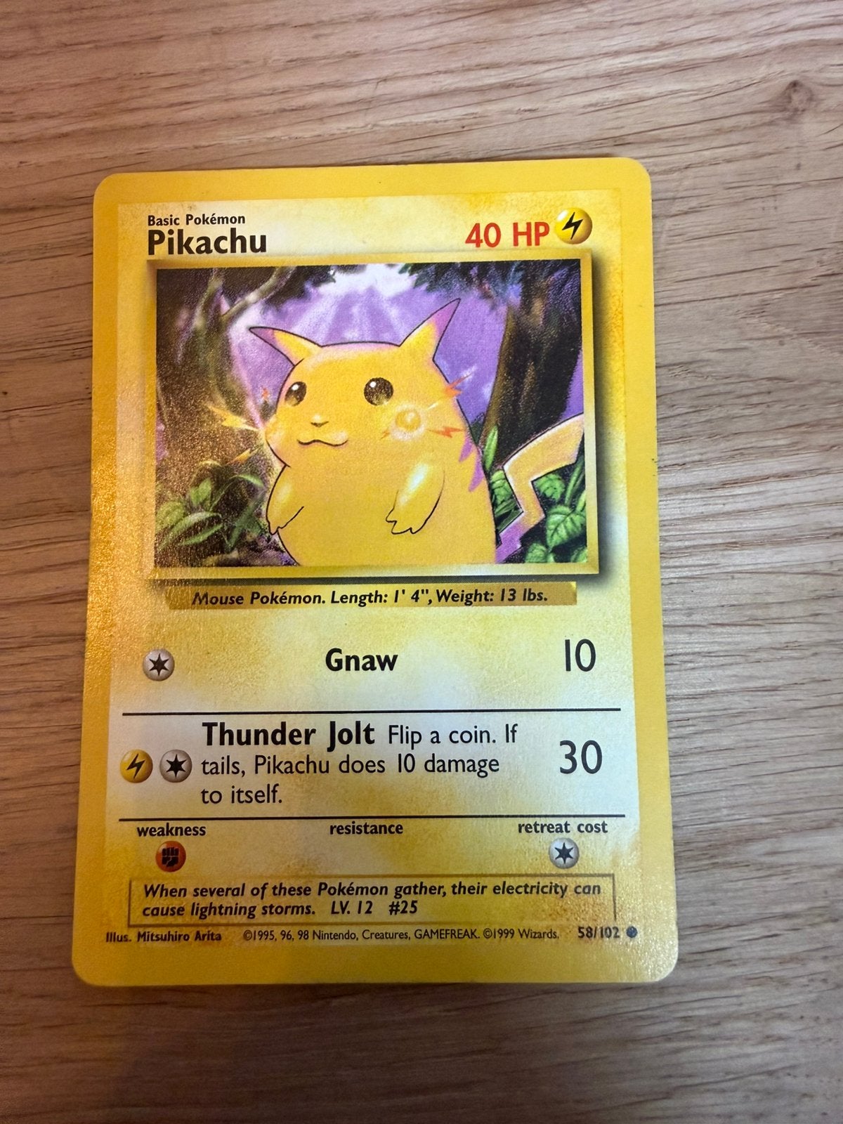 Pikachu pokemon kaart, Ophalen, Zo goed als nieuw
