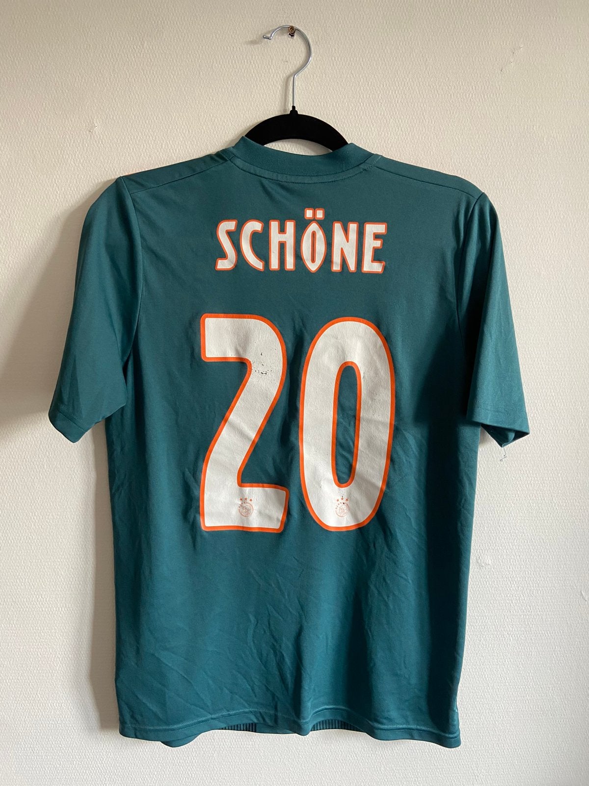 Origineel Ajax 19/20 Schöne S uitshirt, Maat S, Ophalen of Verzenden, Gebruikt, Shirt