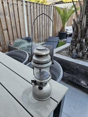 Prachtige complete petroleumlamp Hipolito H- 502 automatic, Ophalen of Verzenden