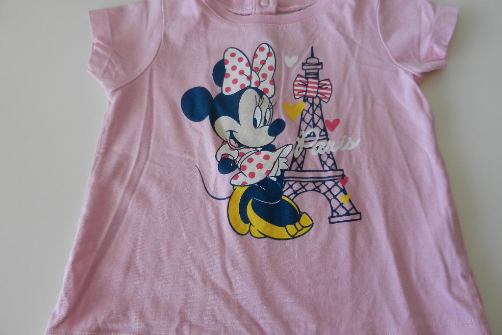 Disney Minnie shirt Paris roze, Verzamelen, Disney, Ophalen of Verzenden, Mickey Mouse, Zo goed als nieuw, Kleding of Textiel