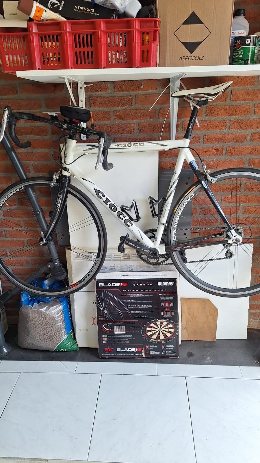 Ciocc racefiets, Fietsen en Brommers, Gebruikt, Aluminium, 53 tot 57 cm, Ophalen