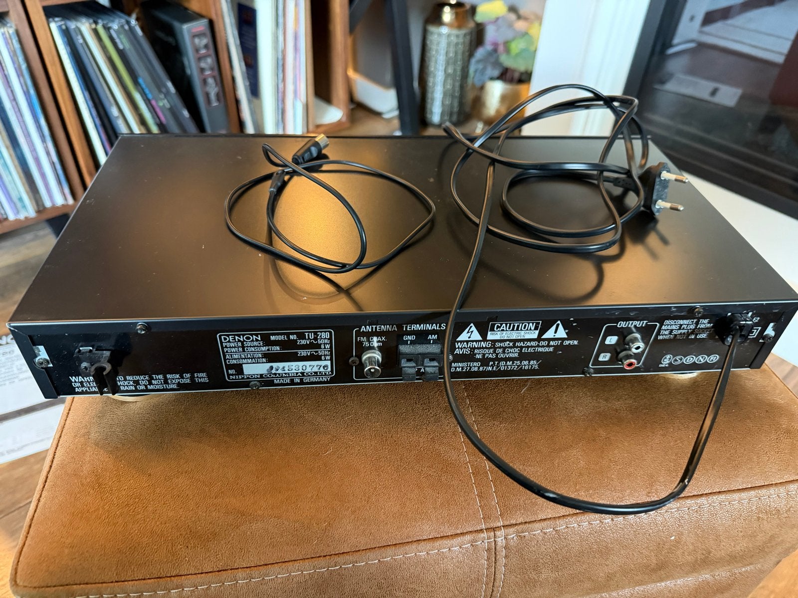 Denon TU-280 FM/AM Stereo Tuner - Zwart, Ophalen, Gebruikt, Analoog
