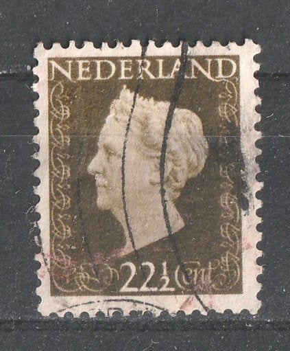 nvph 482 Koningin Wilhelmine 1947, Postzegels en Munten, Postzegels | Nederland, Ophalen of Verzenden, Na 1940, Gestempeld