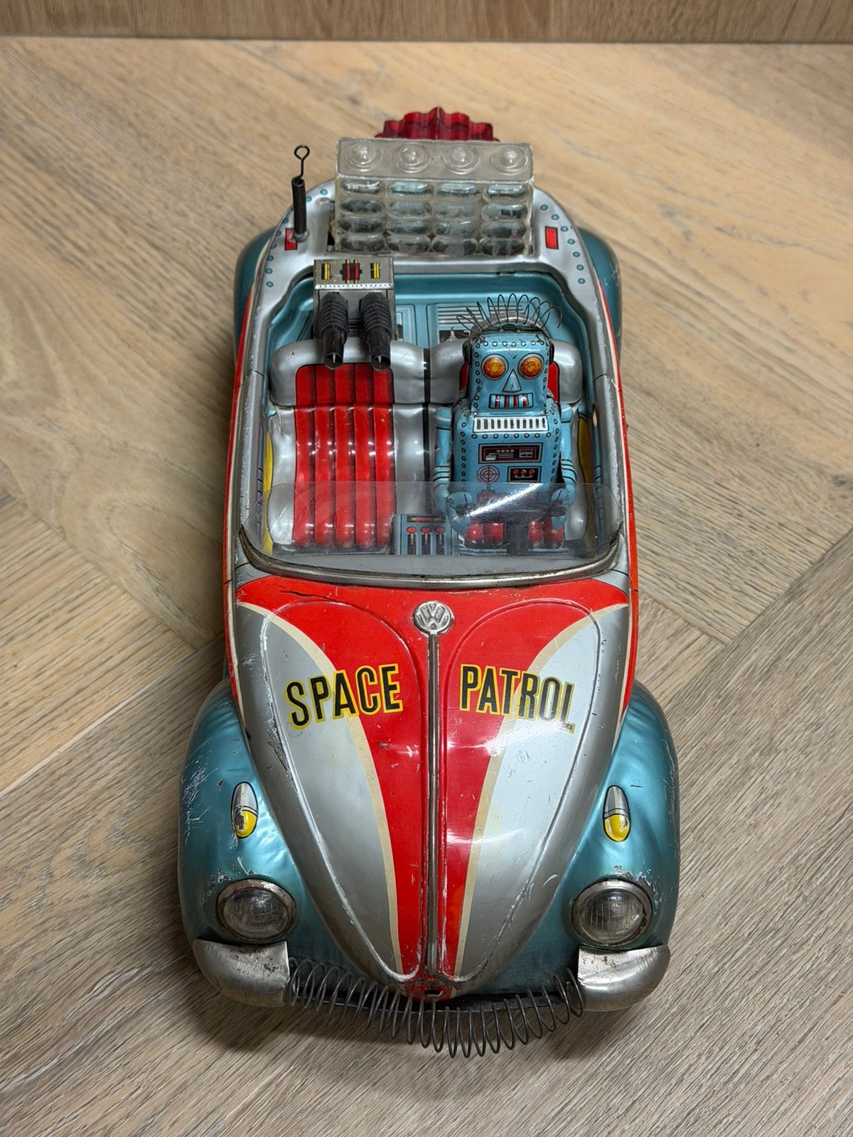 Nomura R-10 Space Patrol volkswagen Kever, Antiek en Kunst, Ophalen of Verzenden