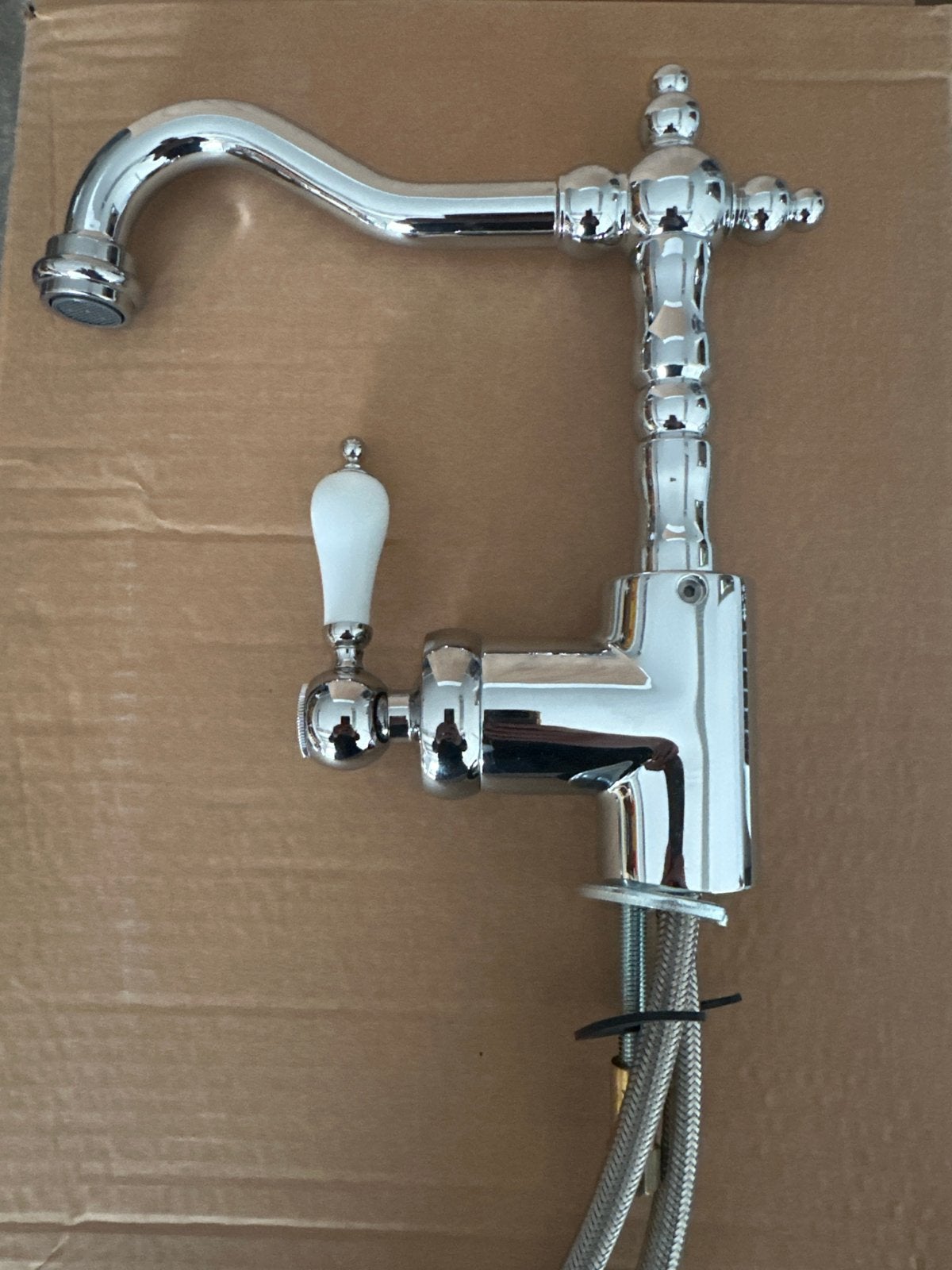 Van Heck Aspen deluxe wastafelmengkraan chroom, Ophalen of Verzenden, Nieuw, Chroom, Kraan