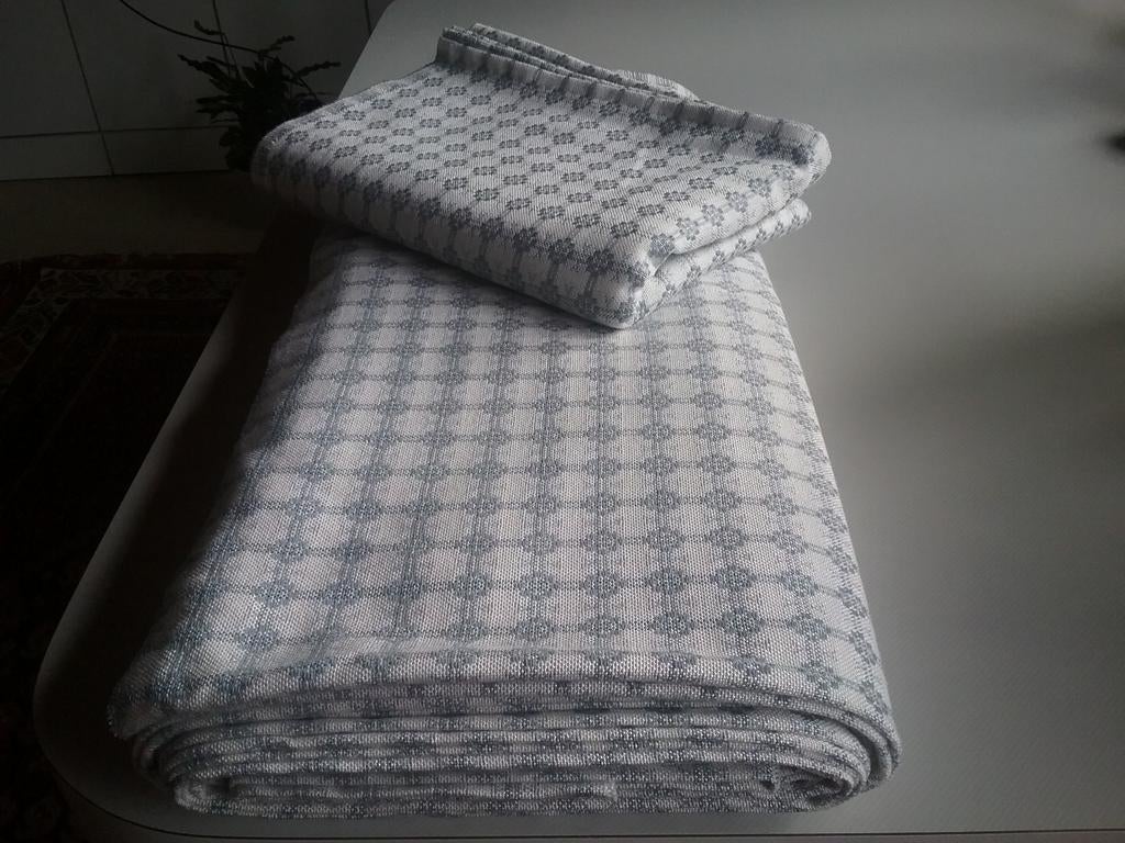 Mooie linnen stof geheel nieuw geheel nieuw, 100 tot 150 cm, Wit, Nieuw, Ophalen of Verzenden