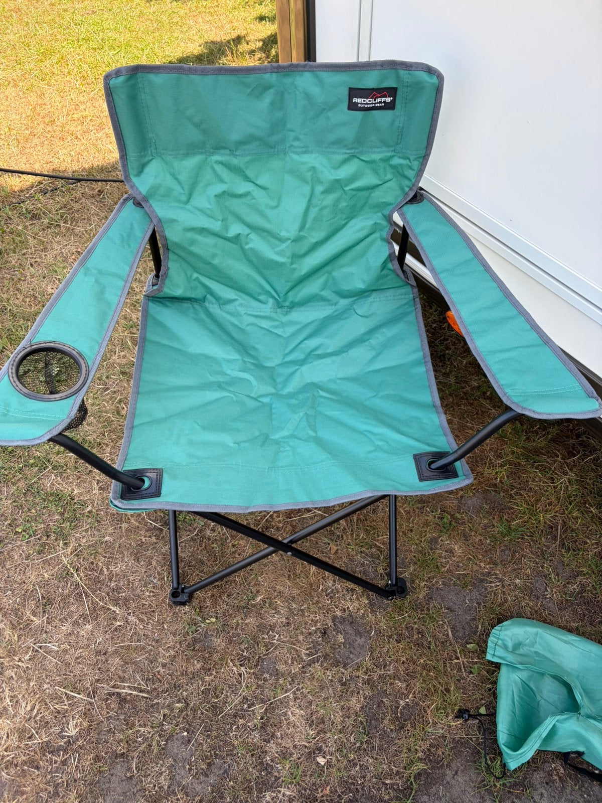 2 Inklapbare campingstoeltjes met bekerhouder., Caravans en Kamperen, Ophalen, Nieuw, Campingstoel