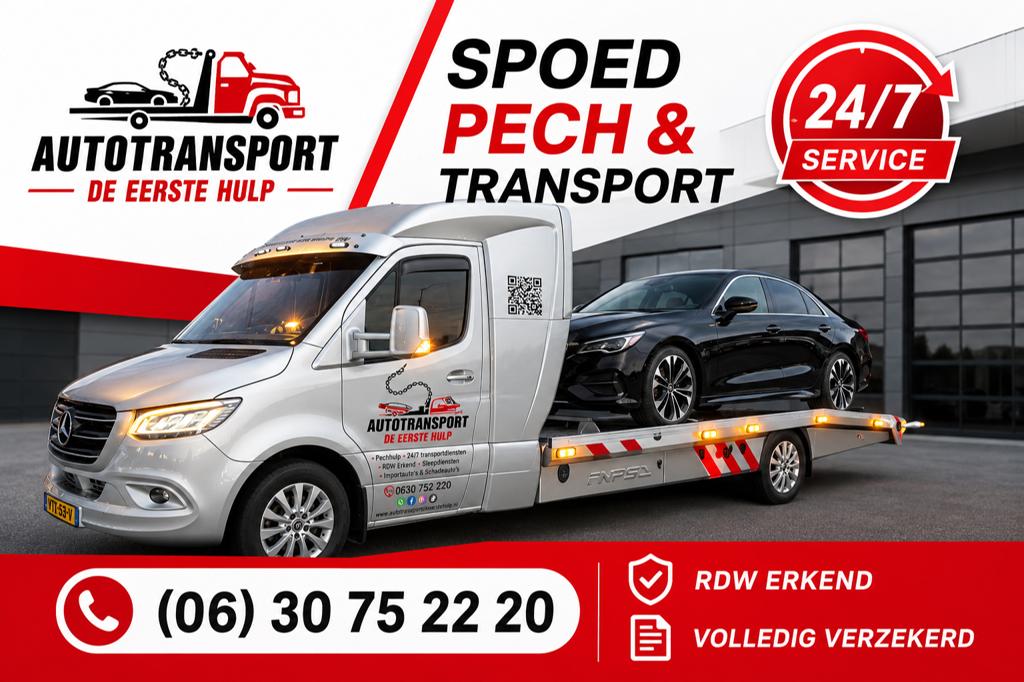 Auto transport, Sleepdienst, Pechhulp, Takeldienst, 24/7 EU