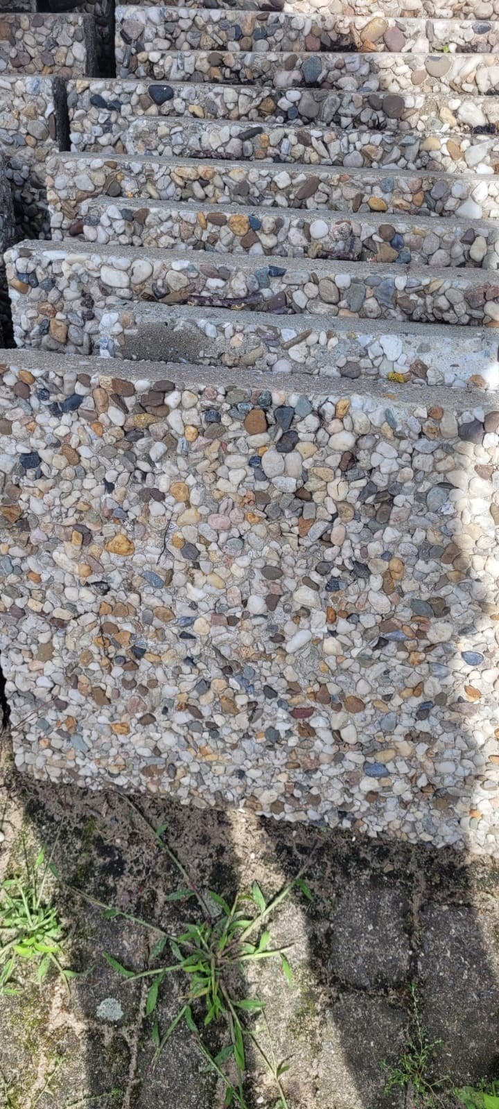Grindtegels 60X40, 14m2, Ophalen, Gebruikt, 10 m² of meer, Beton