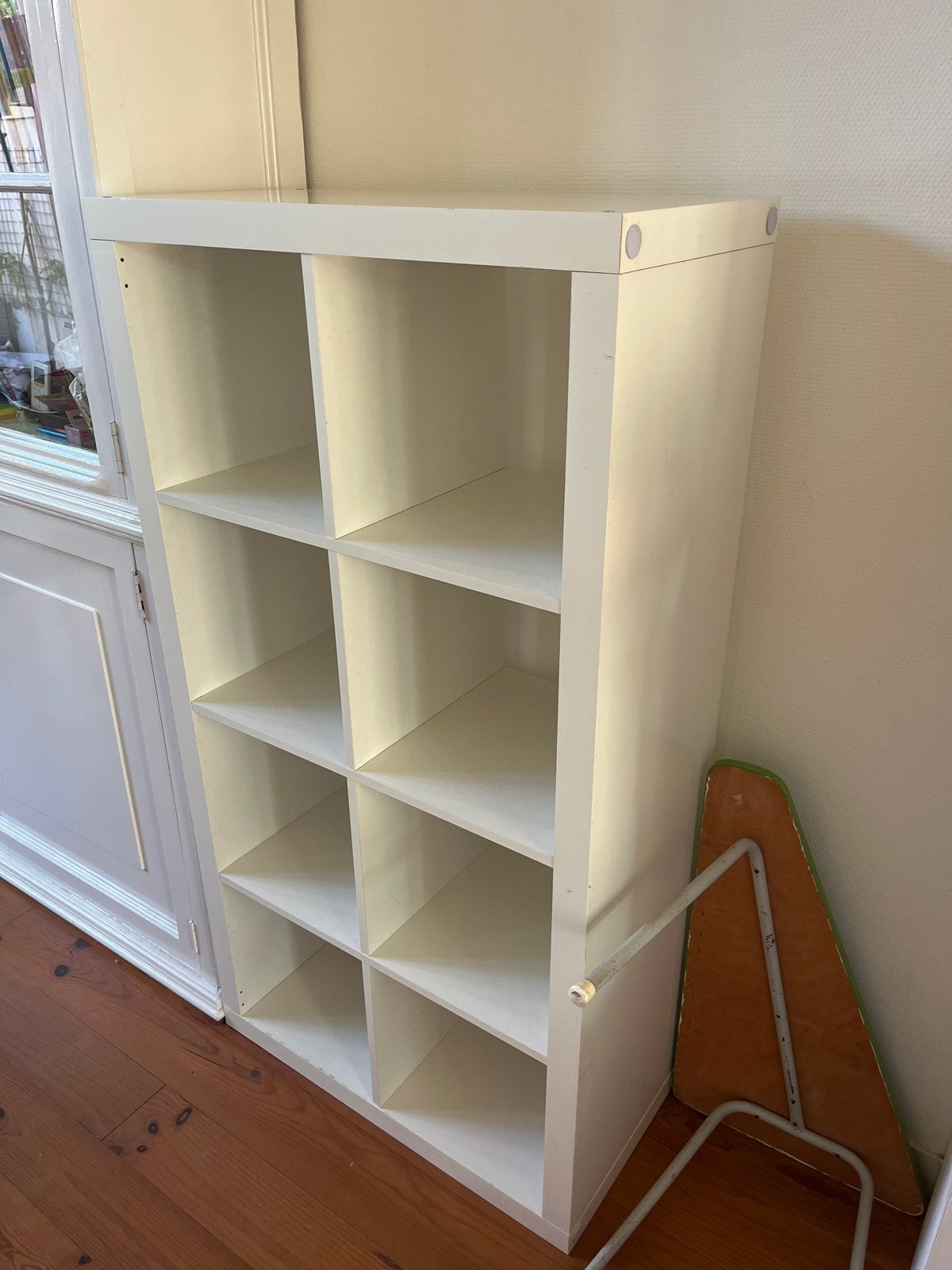 Ikea kast Expedit wit met 8 vakken - Opbergkast, Ophalen, Gebruikt