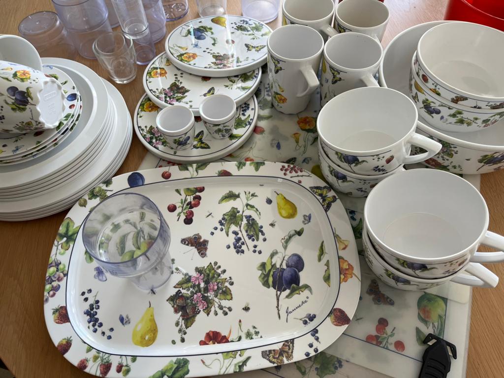 Kamperen: keukengerei en servies (Mepal), Overige materialen, Gebruikt, Ophalen of Verzenden, Overige stijlen