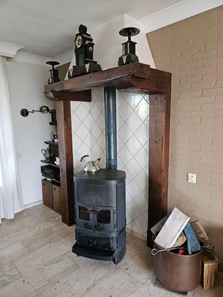 Schouw ombouw, Huis en Inrichting, Kachels, Ophalen, Hout, Houtkachel