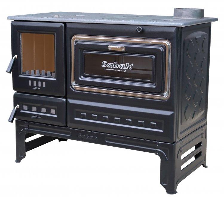 Sabah Houtkachel met Oven en Kookplaat - Nieuw, Huis en Inrichting, Kachels, Ophalen of Verzenden, Vrijstaand, Hout, Nieuw