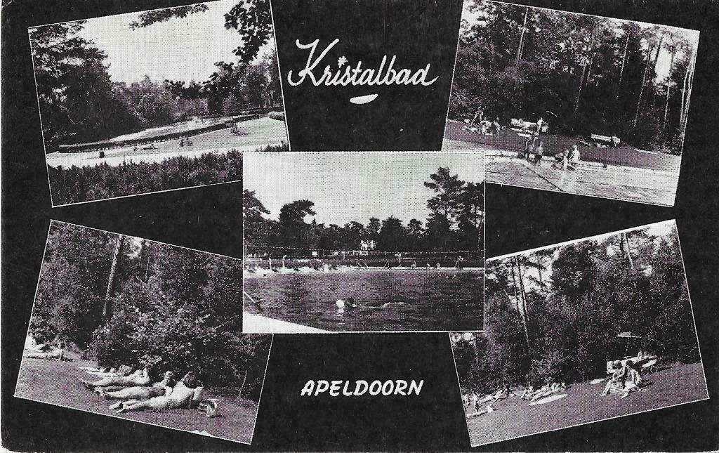 AK Apeldoorn - Kristalbad, Berg en Bos, Verzenden, 1940 tot 1960, Gelderland