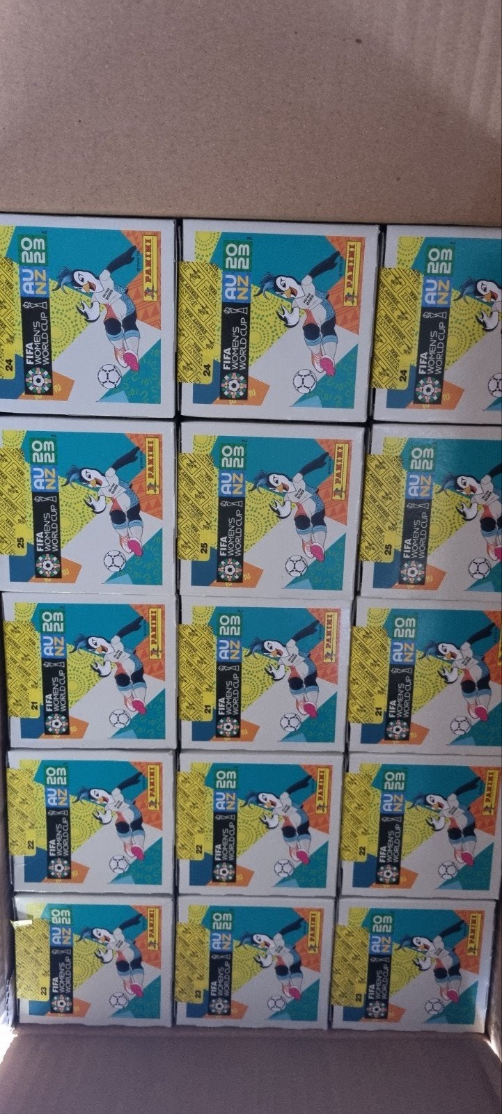 Panini FIFA Women's World Cup 2023 Stickerbox (50 zakjes), Verzenden, Nieuw, Overige sporten, Poster, Plaatje of Sticker