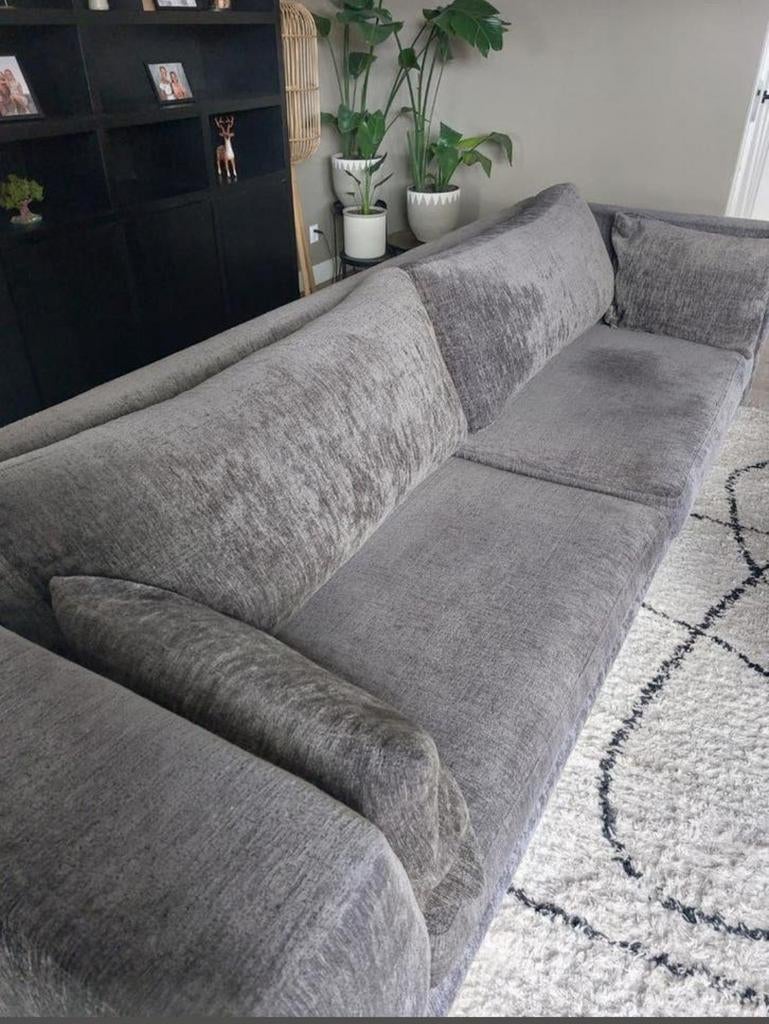 Gratis Bankstel, 4 jaar oud, Gebruikt, 300 cm of meer, Ophalen of Verzenden, Rechte bank