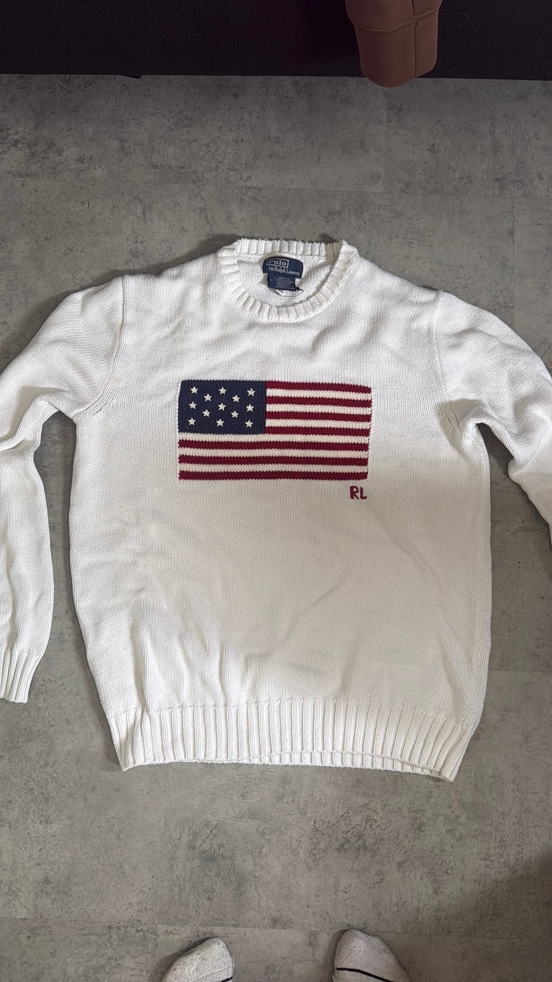 Polo Ralph Lauren trui, Ophalen of Verzenden, Nieuw, Maat 48/50 (M), Wit