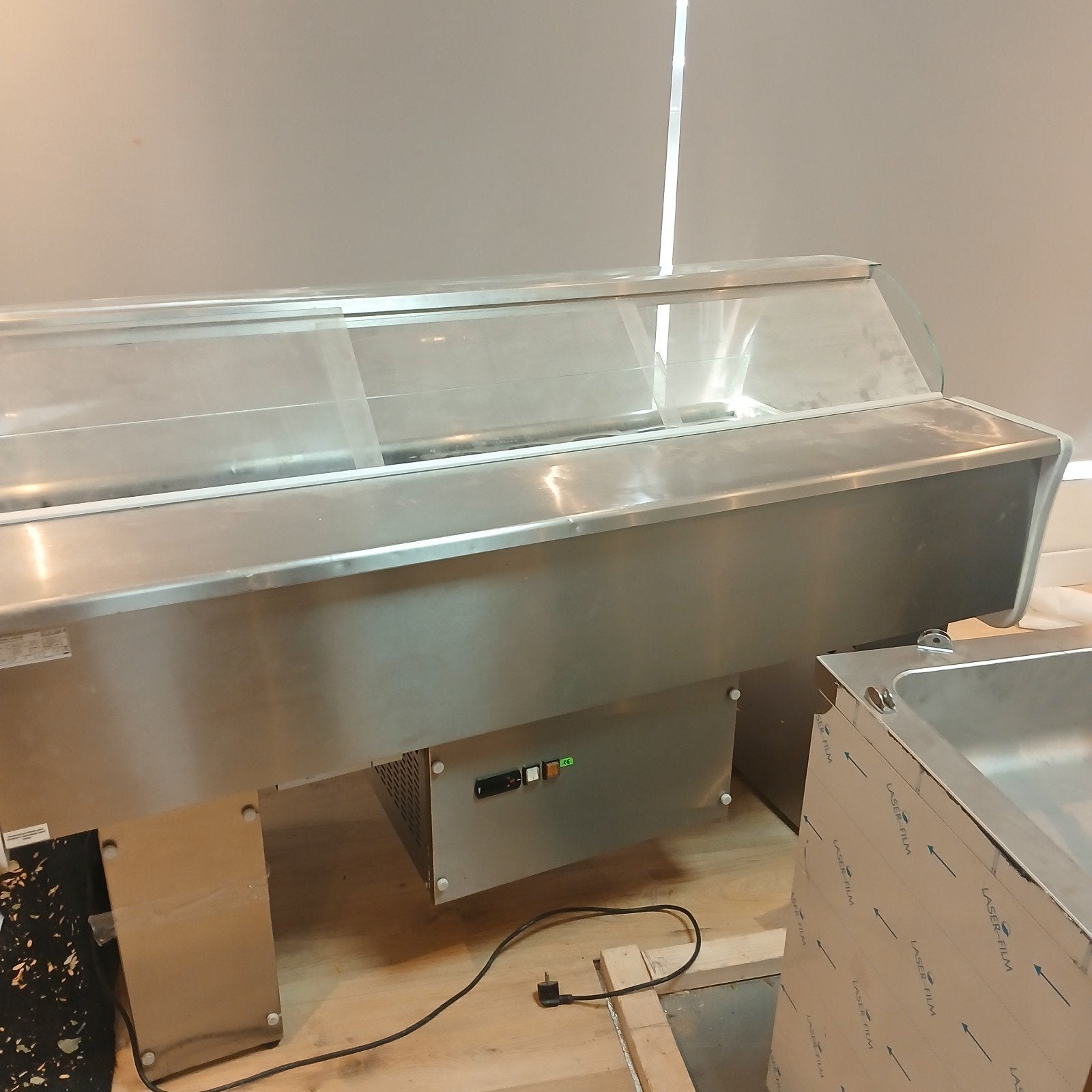 Koelvitrine Frilixa Provence 2.00M - koeltoonbank rvs, Ophalen of Verzenden, Gebruikt