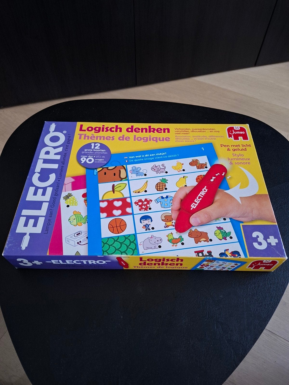 Jumbo Electro Dierenpret & Logisch Denken (2 spellen), Ophalen, Zo goed als nieuw, Puzzelen, Met licht