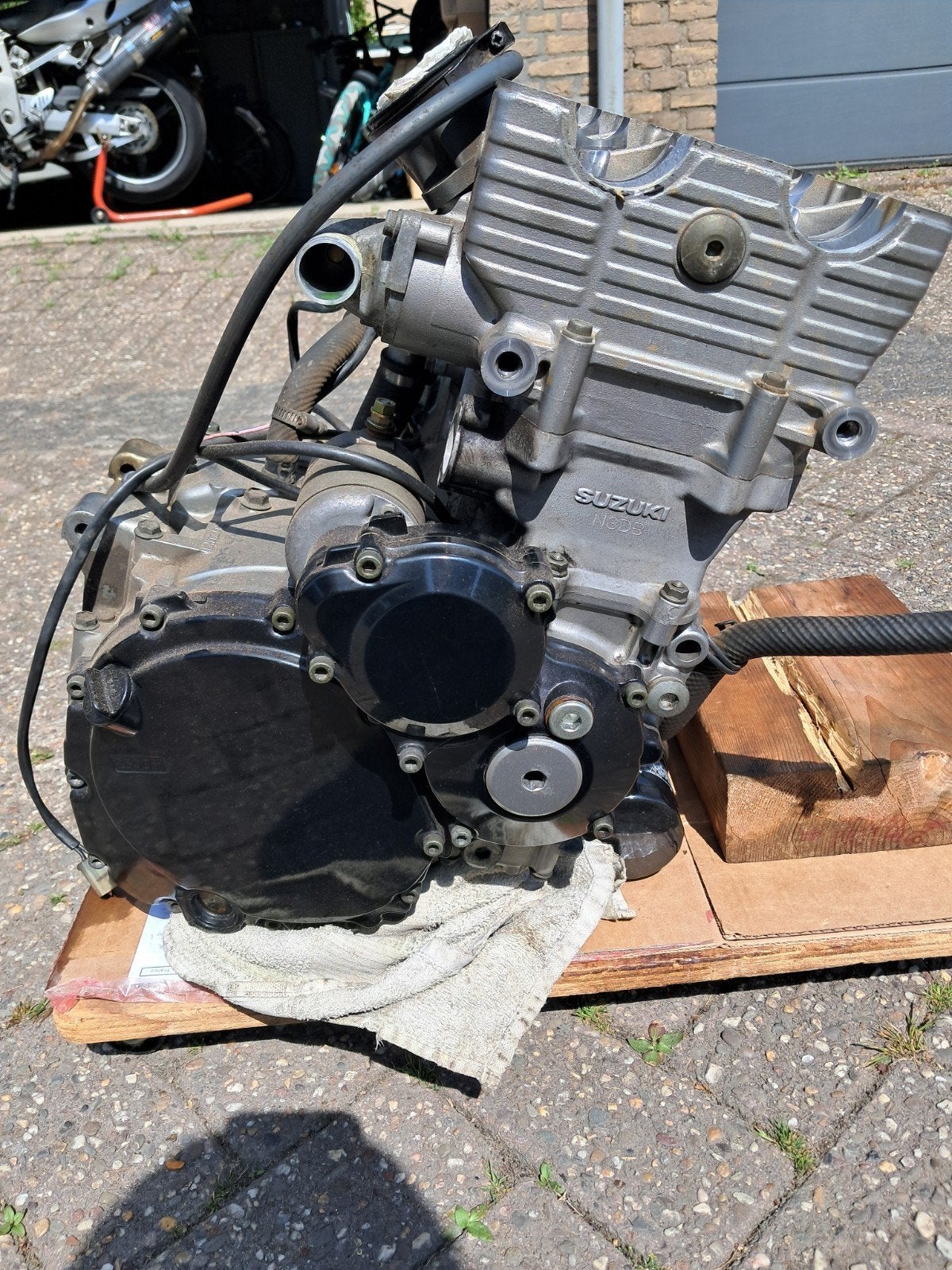 Motorblok gsxr 750 srad 96, Motoren, Onderdelen | Suzuki, Ophalen of Verzenden