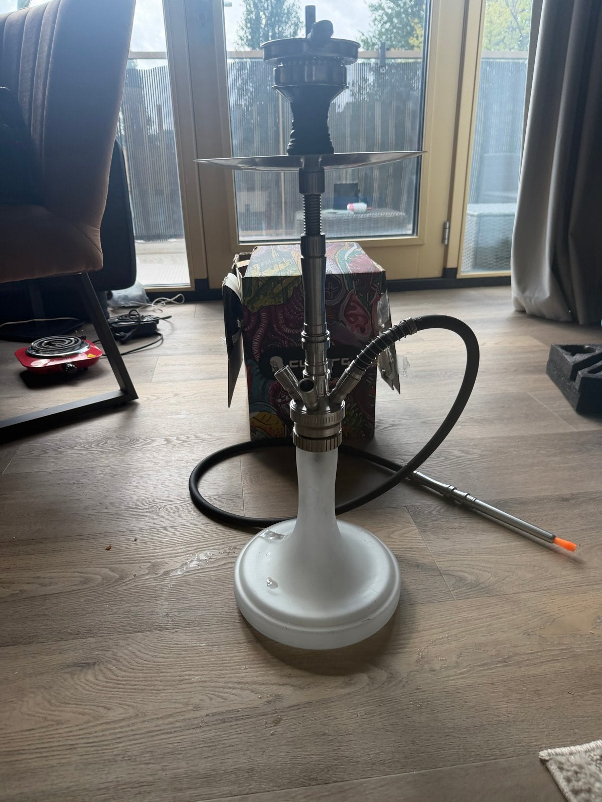 Shishah Cyborg, 4 persoons, hoogte verstelbaar, Ophalen of Verzenden, Gebruikt