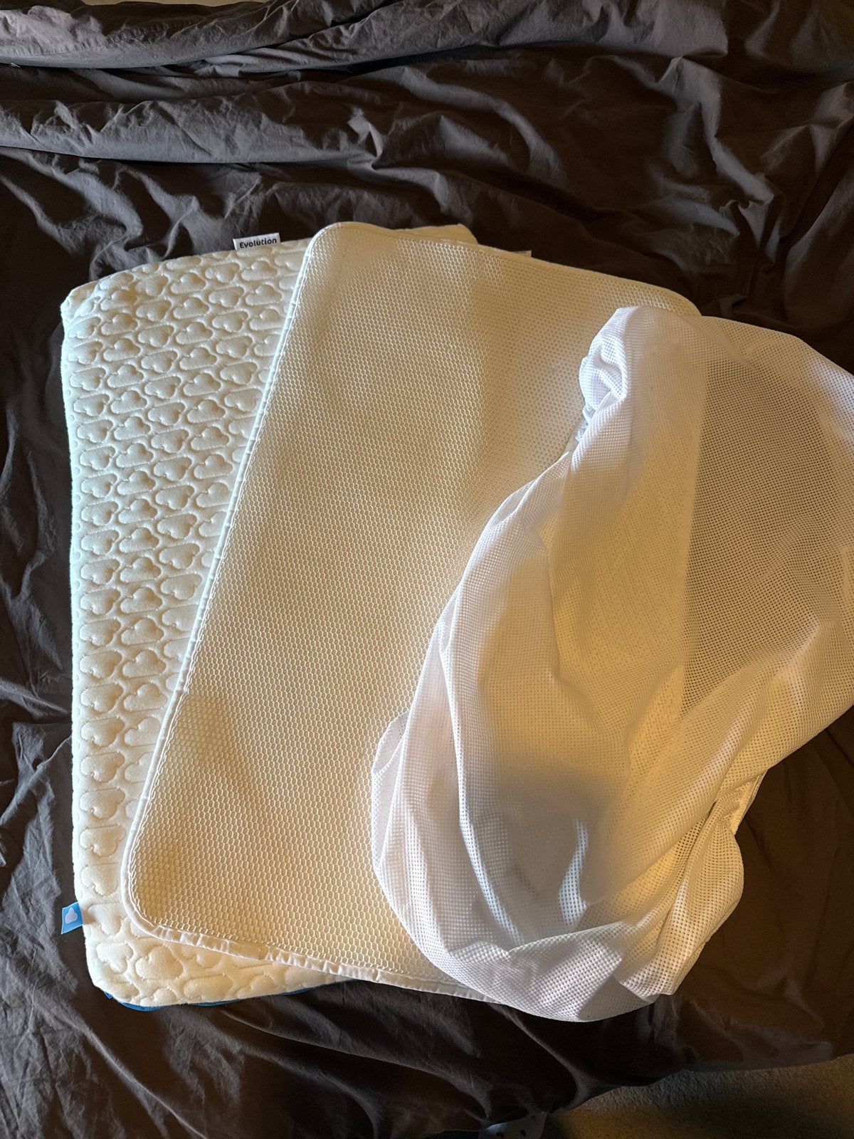Aerosleep matras, topper en hoeslaken 80x50cm, Jongetje of Meisje, Wit, Beddengoedset, Ophalen of Verzenden