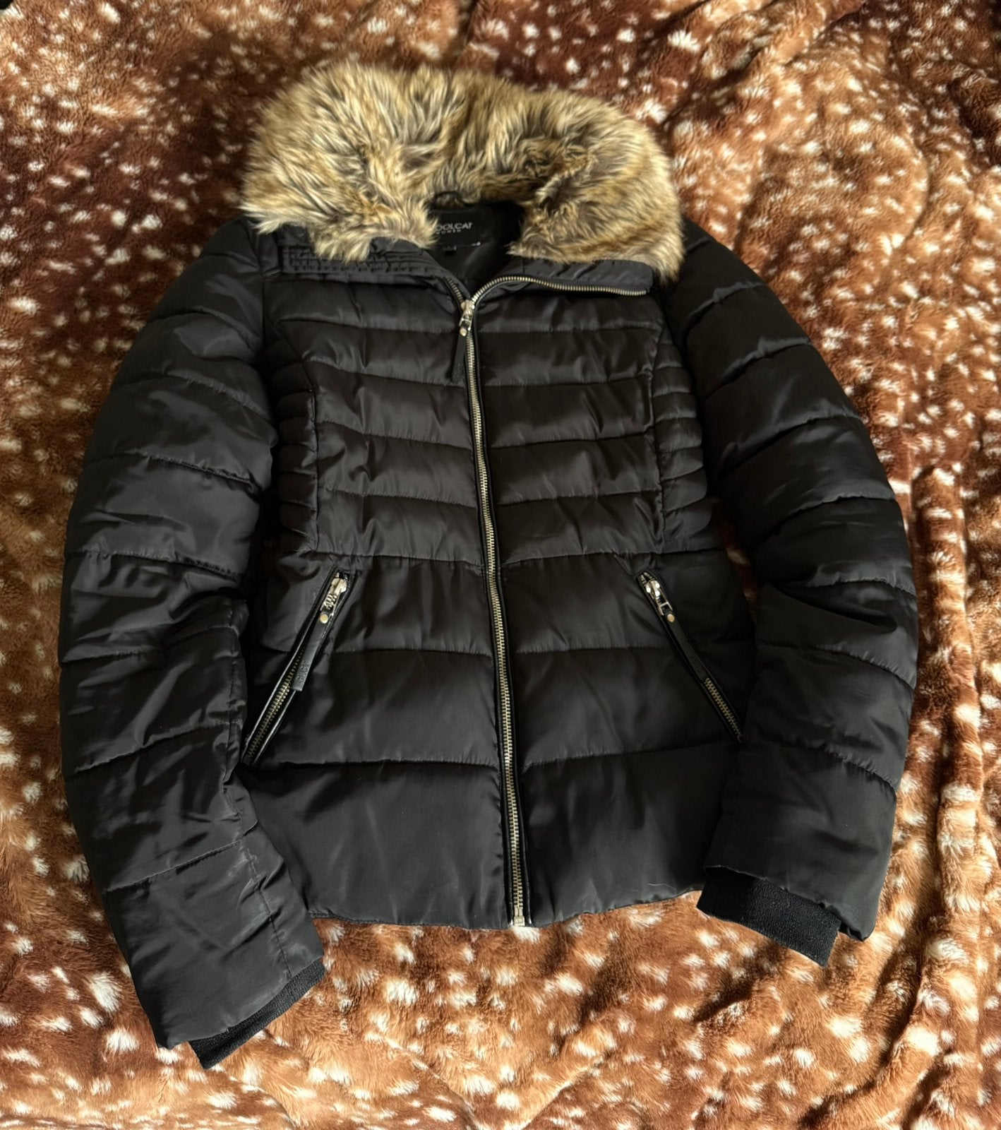 Coolcat winterjas, Ophalen of Verzenden, Zo goed als nieuw, Maat 36 (S), Zwart