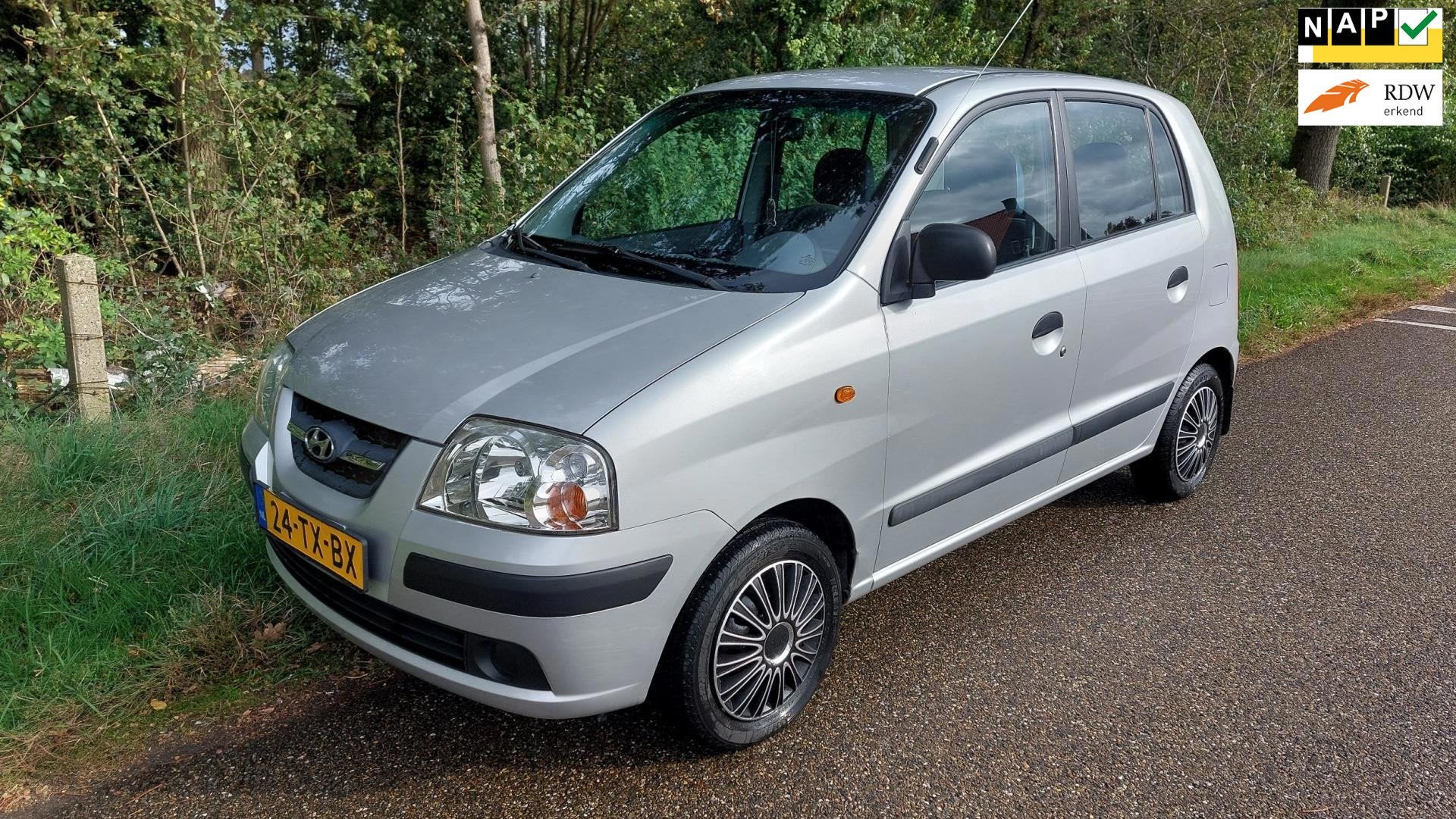 Hyundai Atos 1.1i Active Young, Voorwielaandrijving, 31 €/maand, 4 cilinders, Origineel Nederlands