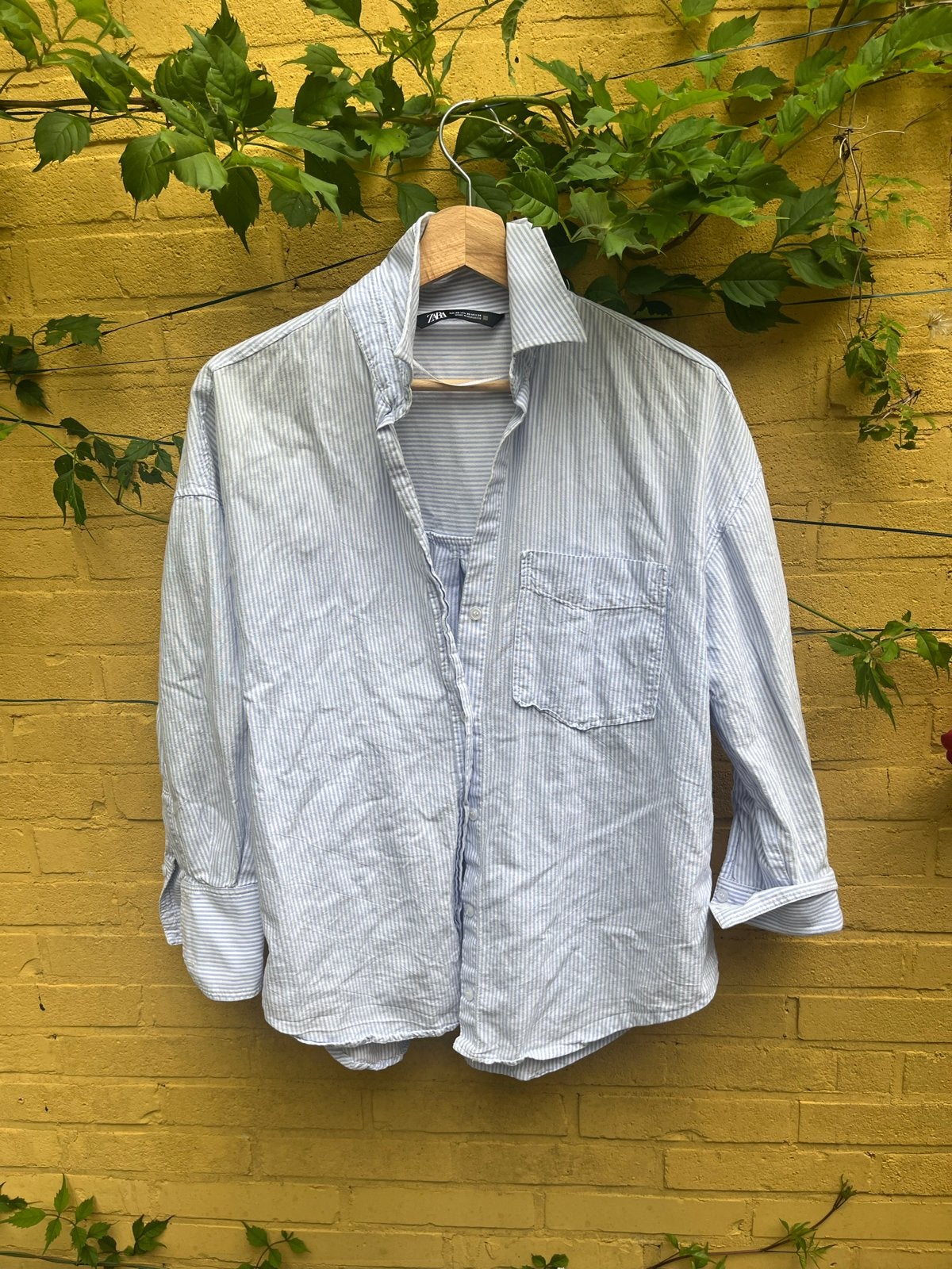 Zara gestreepte blouse maat XS, Ophalen of Verzenden, Zo goed als nieuw, Maat 34 (XS) of kleiner, Blauw