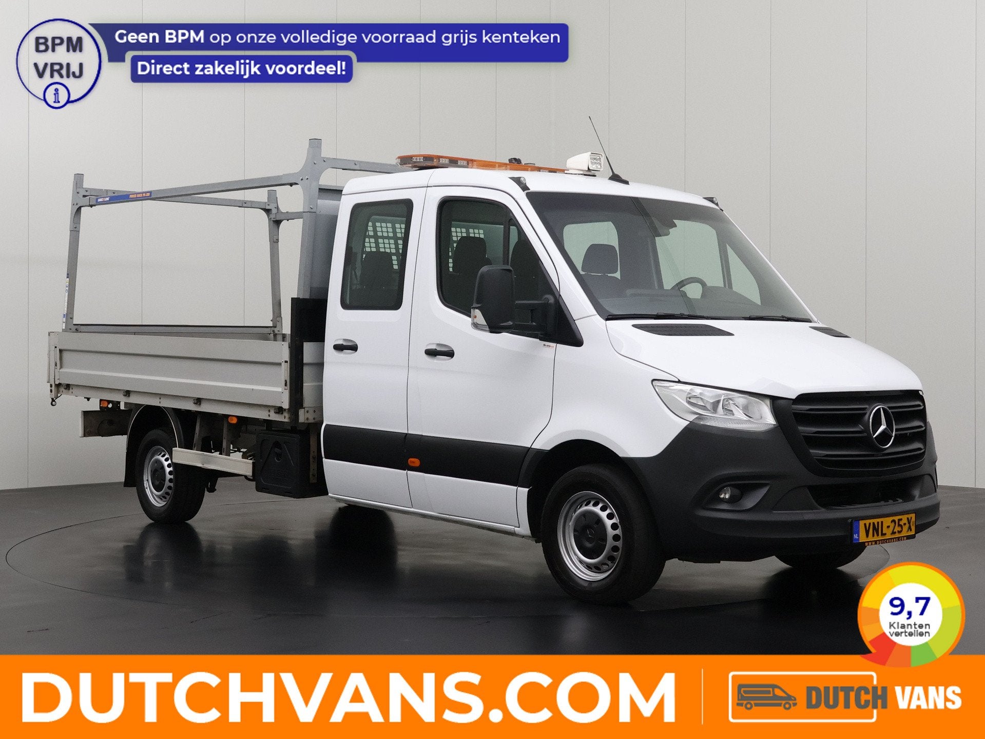Mercedes-Benz Sprinter 314CDI Open Laadbak Dubbele Cabine |, Auto's, Achterwielaandrijving, Gebruikt, Euro 6, 2000 kg