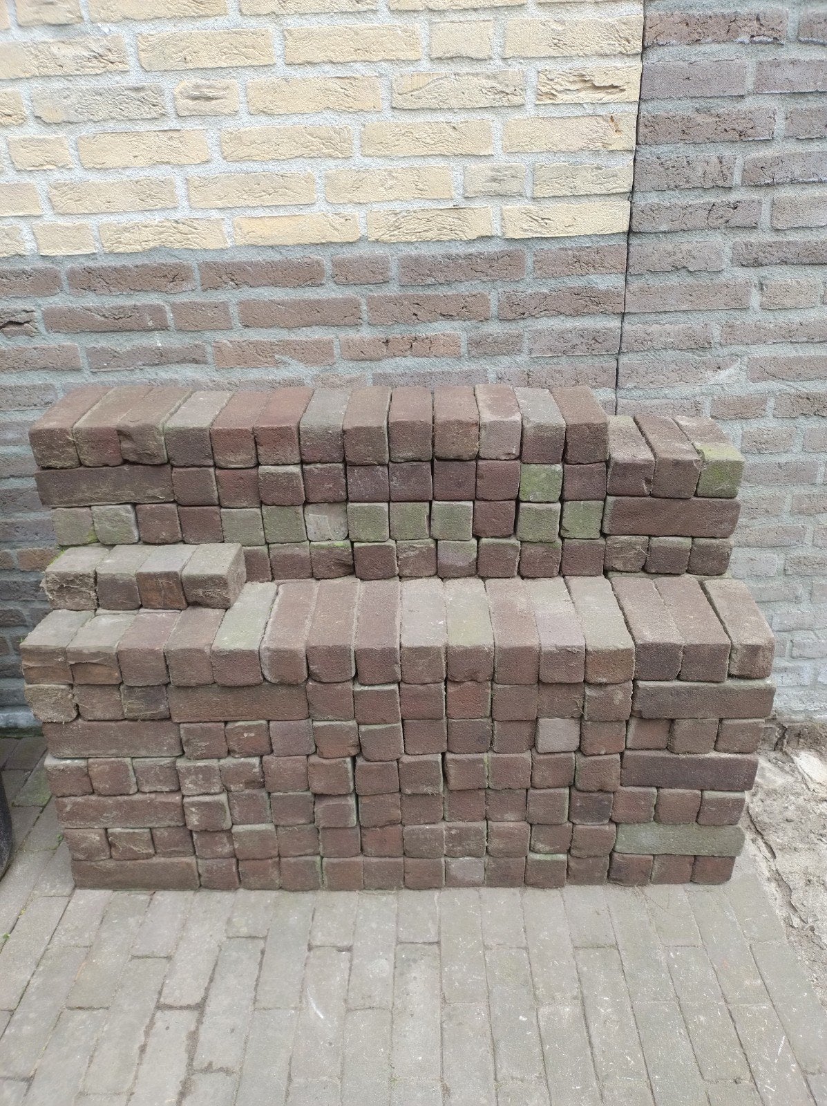 Oud gebakken klinkers, Ophalen, Gebruikt, Minder dan 5 m², Klinkers