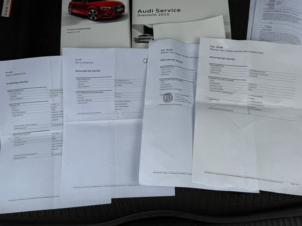 Audi A3 Sportback 1.4 e-tron PHEV - S-LINE - AUTOMAAT - ZWAR, Auto's, Audi, 8 kWh, Gebruikt, 150 pk, 180 min