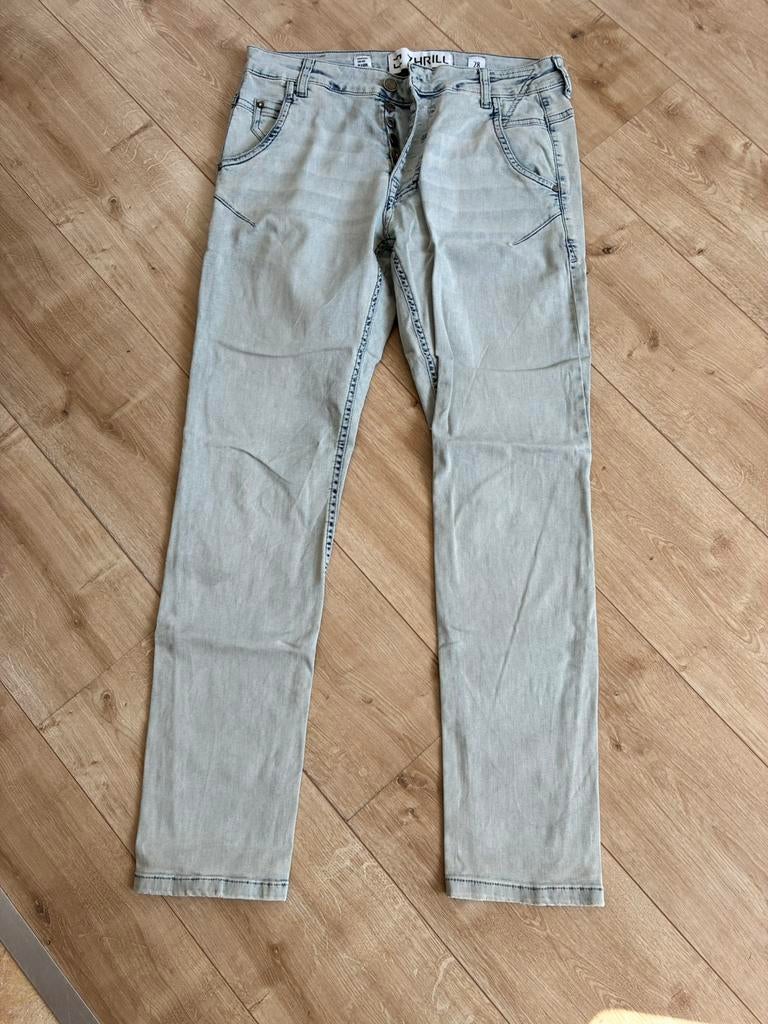 Te koop: lichtblauwe broek Zhrill  mt 28 in goede staat!, Ophalen of Verzenden, Zo goed als nieuw, Blauw, W28 - W29 (confectie 36)