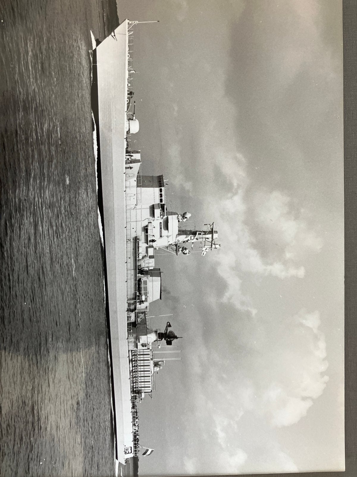 Grote foto Karel Doorman, 18x24cm, jaren '60, Verzenden, Gebruikt