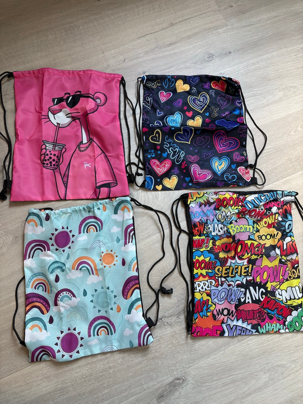 Nieuwe gymtassen voor kinderen - Diverse leuke designs, Overige merken, Minder dan 30 cm, Nieuw, Ophalen of Verzenden